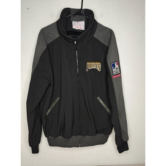 Pittsburgh Pirates MLB Men's Full Zip Jacket Large Insiders Club Embroidered - Picture 10 of 10